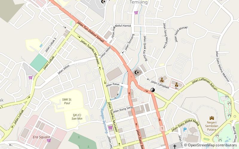 pasar besar seremban location map