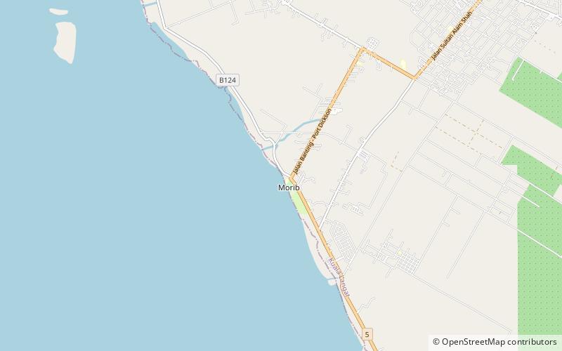Pantai Morib location map