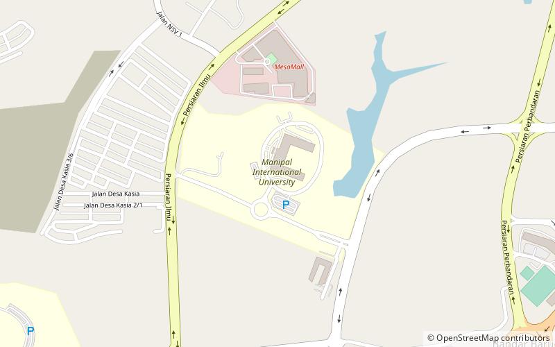 manipal international university nilai location map