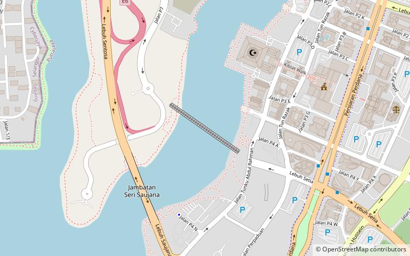 Monorail Suspension Bridge location map