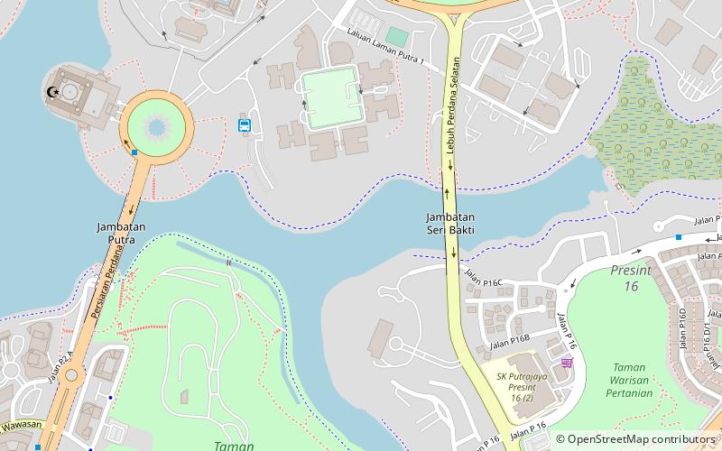 seri bakti bridge putrajaya location map