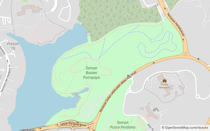 Putrajaya Botanical Garden location map