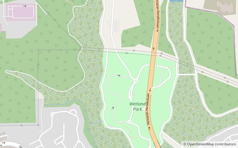 Putrajaya Wetlands Park location map