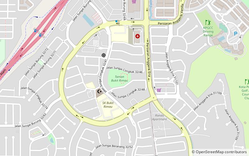 Taman Bukit Rimau location map