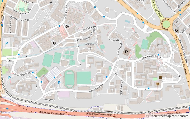 universiti teknologi mara shah alam location map