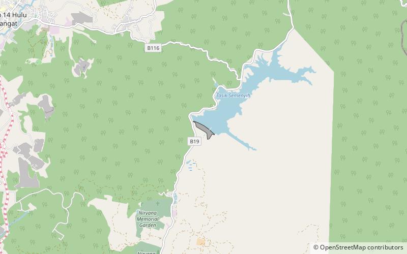 Semenyih Dam location map