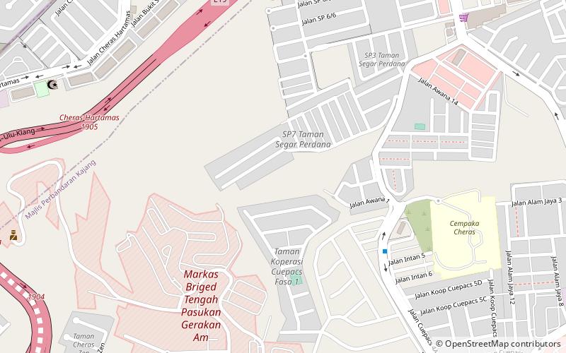 Cheras location map