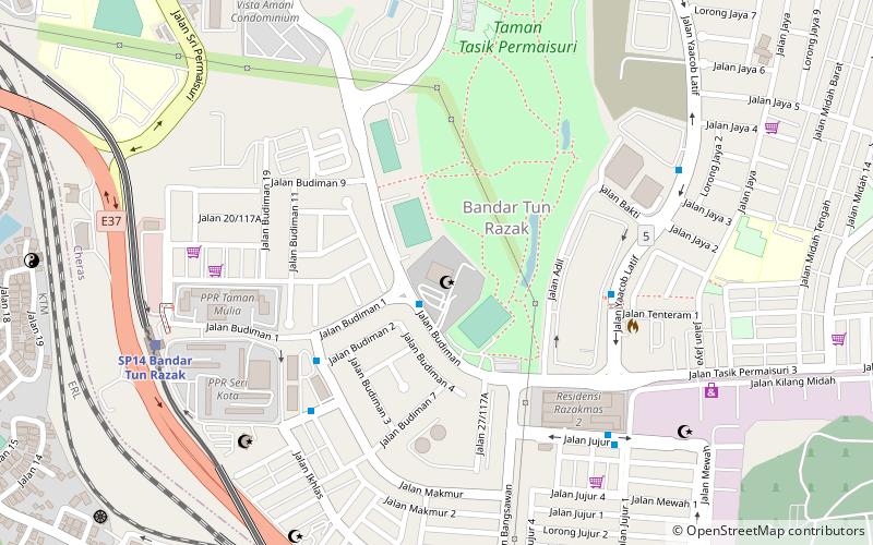 saidina uthman bin affan mosque kuala lumpur location map