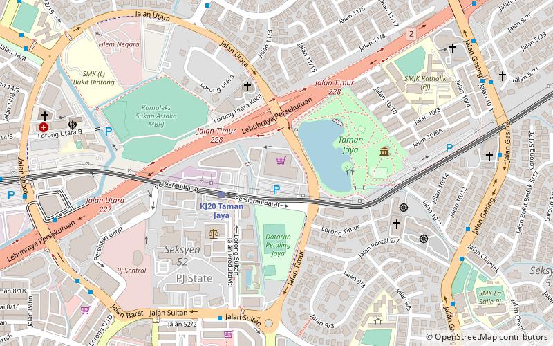 Amcorp Mall location map