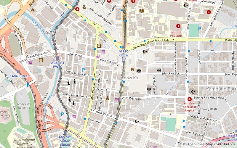 Bazaar Baru Chow Kit location map