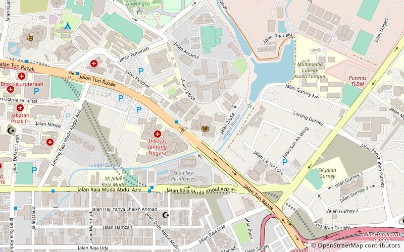 National Library of Malaysia location map