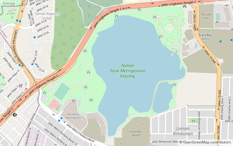 kepong metropolitan park kuala lumpur location map