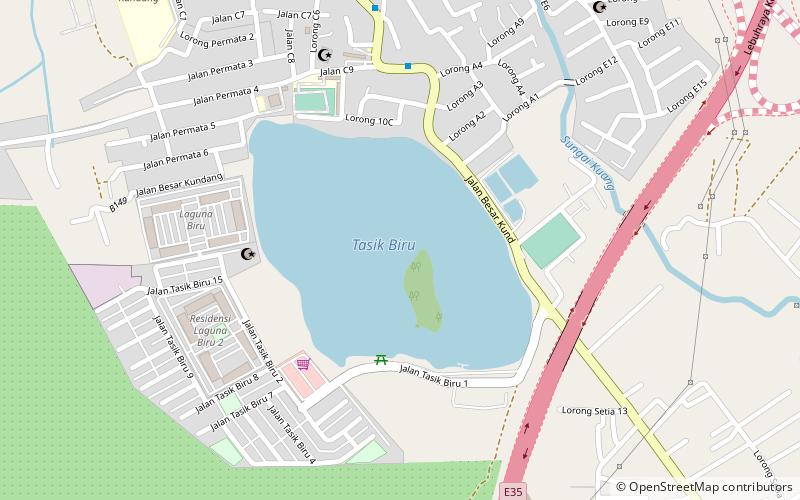 tasik biru seri kundang location map