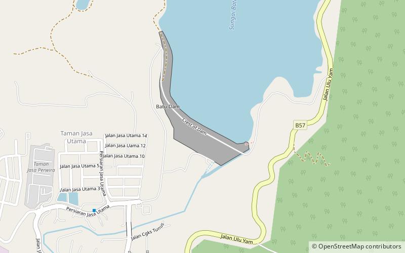 Batu Dam location map