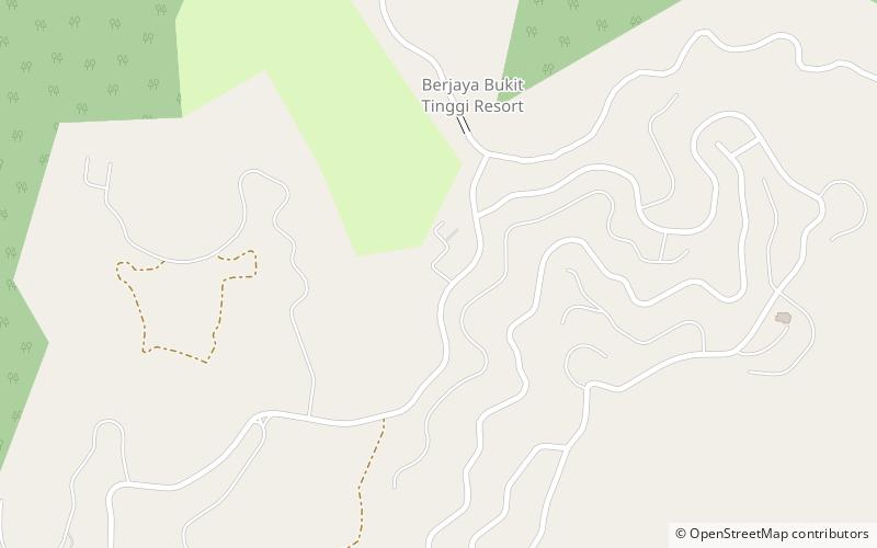 Berjaya Hills Resort location map