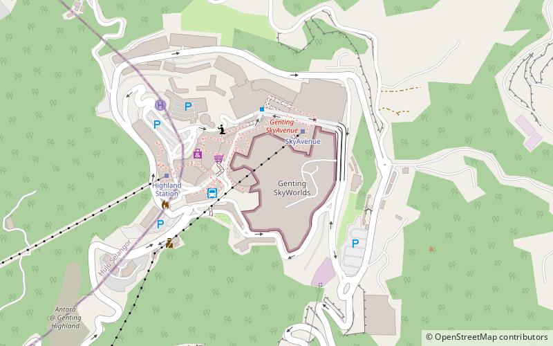 Genting SkyWorlds location map