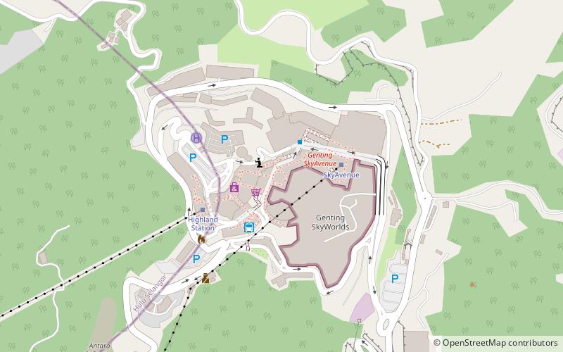 genting outdoor theme park genting highlands location map