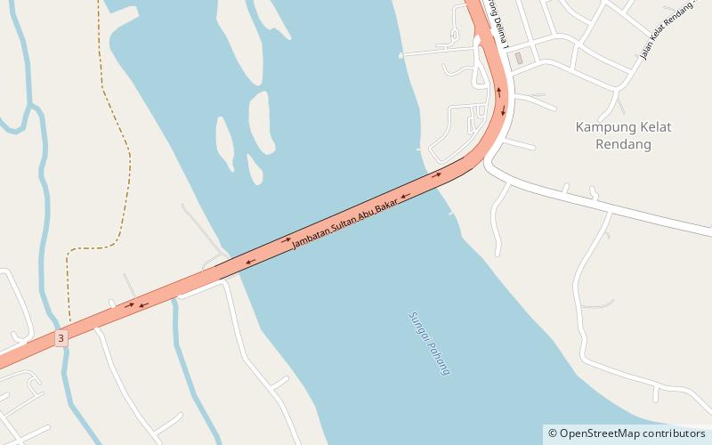 abu bakar bridge pekan location map