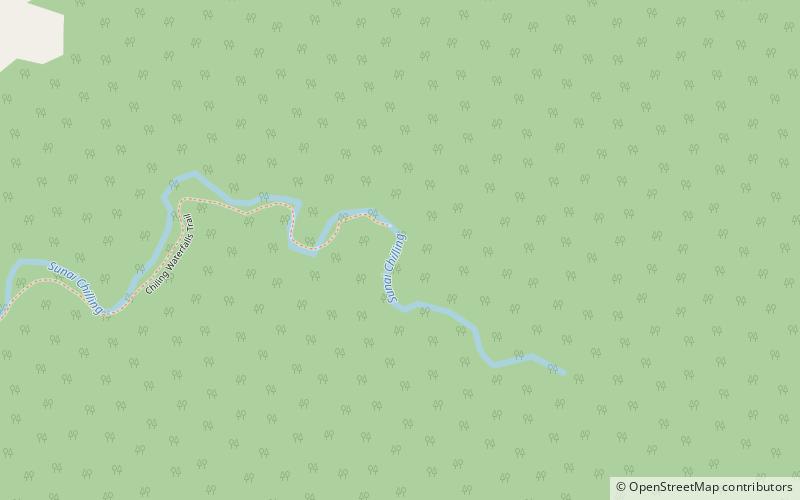 Chiling waterfalls location map