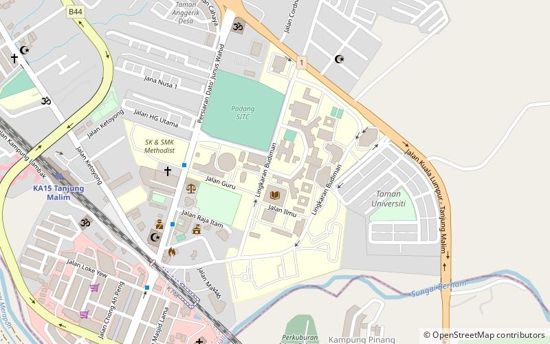 Sultan Idris Education University location map