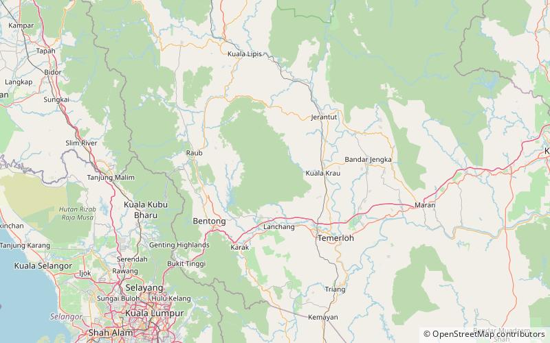 Réserve de faune de Krau location map