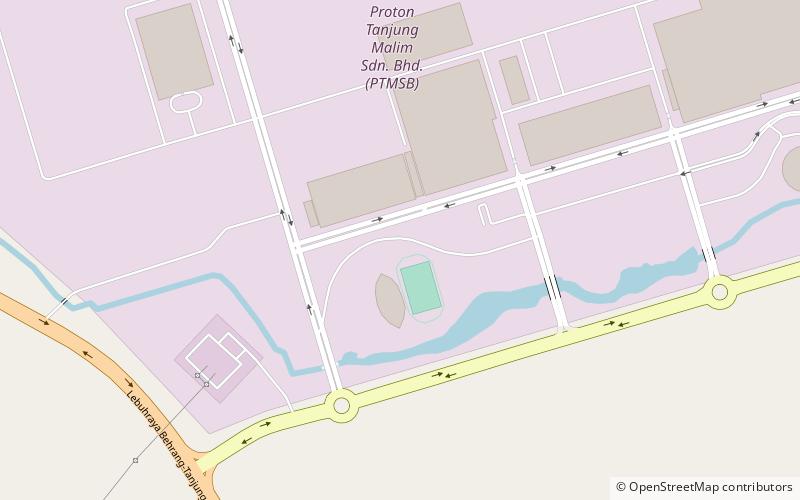 Proton City Stadium location map