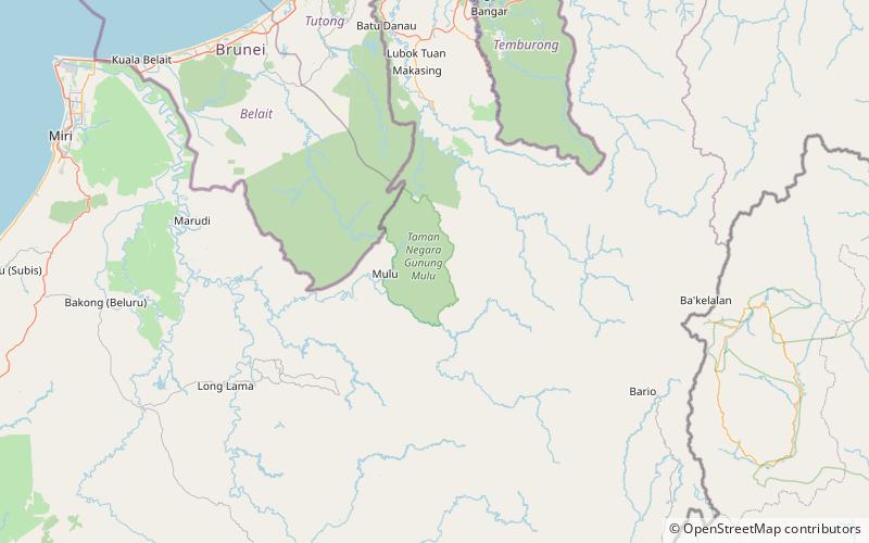 Mount Mulu location map
