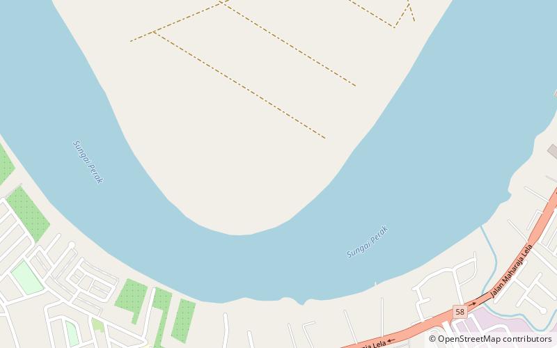 hilir perak district teluk intan location map