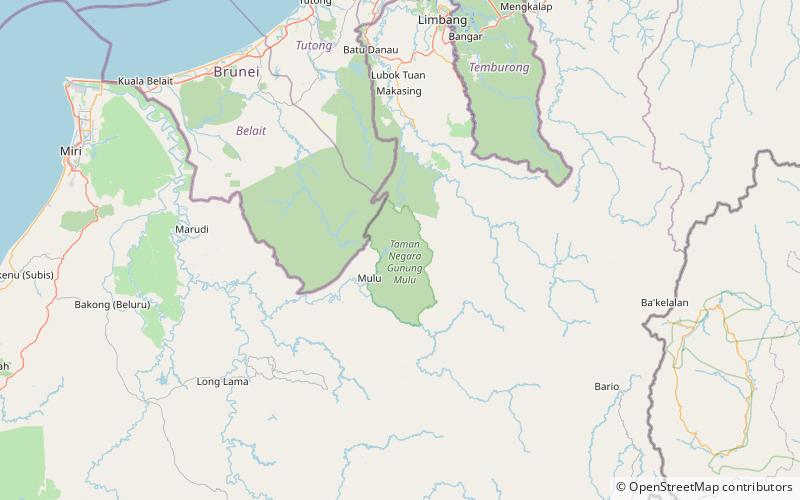 pinnacles park narodowy gunung mulu location map