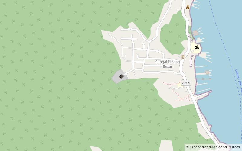 foo lin kong pangkor location map