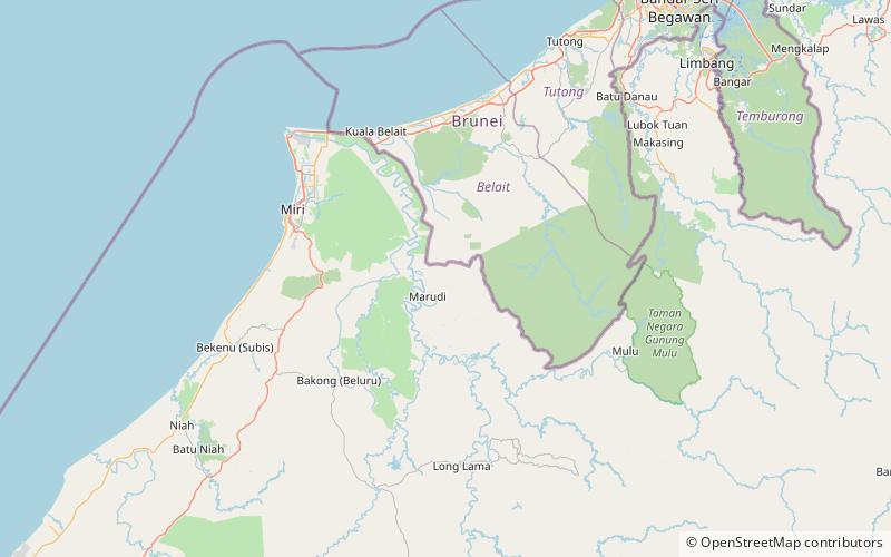 Kelabit Highlands location map