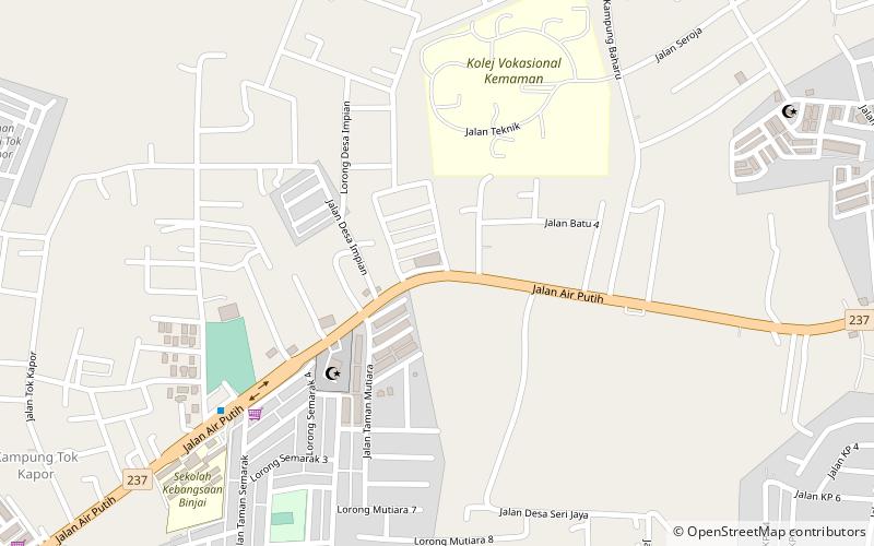 kemaman district location map