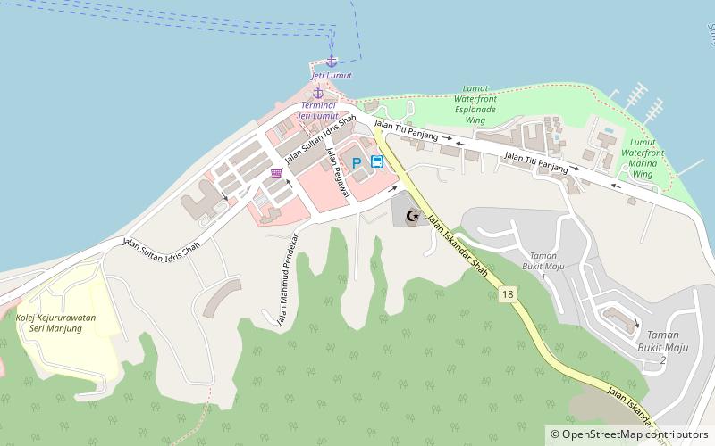 lumut port location map