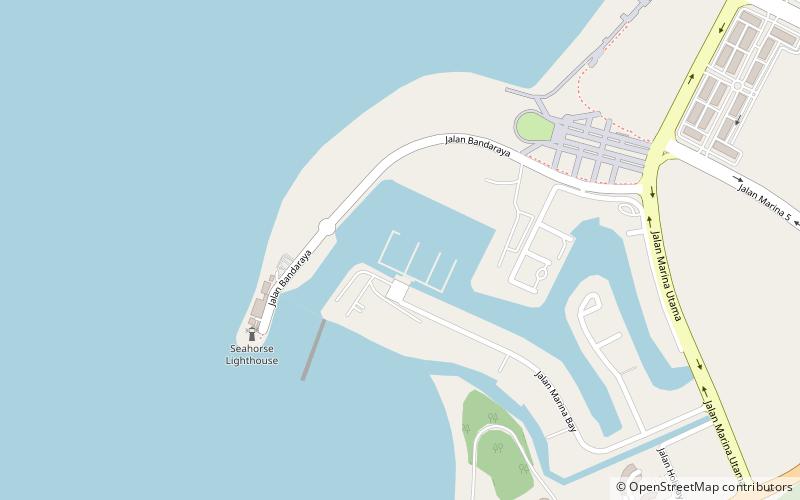 marina bay miri location map