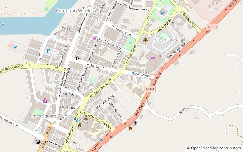 miri handicraft centre location map