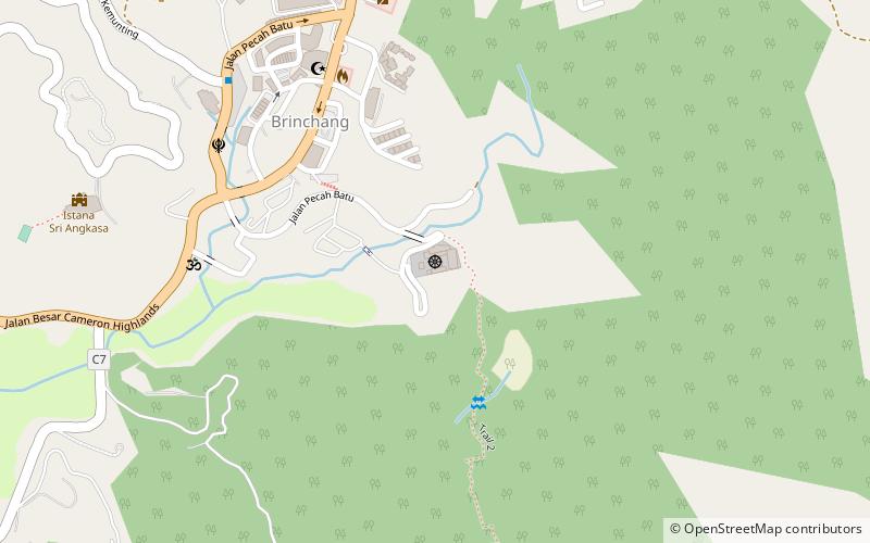 sam poh temple brinchang location map