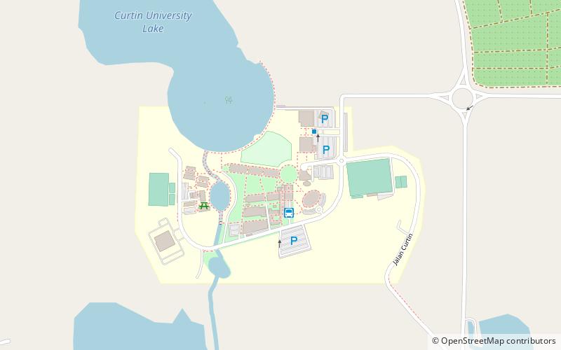 Curtin University location map
