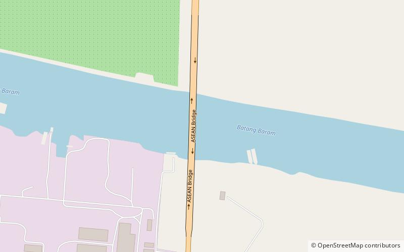 asean bridge location map