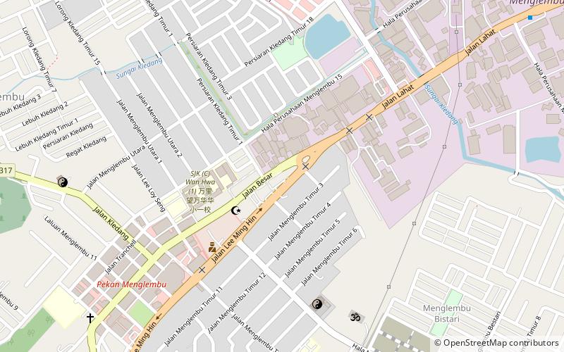 Menglembu location map
