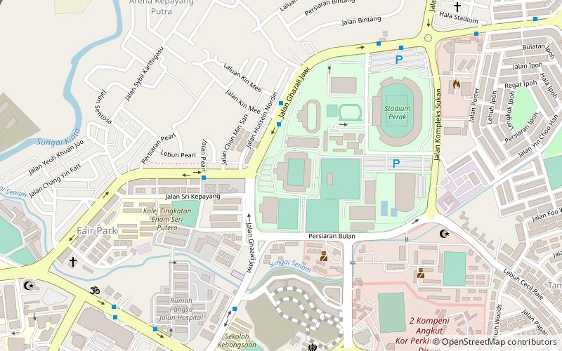 azlan shah stadium ipoh location map