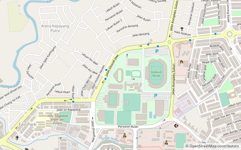 velodromo de rakyat ipoh location map
