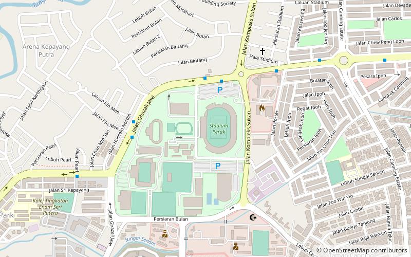 Estadio Perak location map