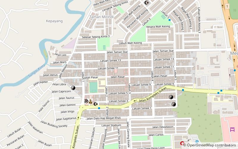 kampung simee market ipoh location map
