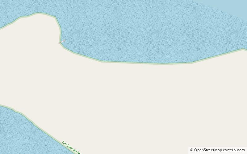 bodgaya island tun sakaran marine park location map