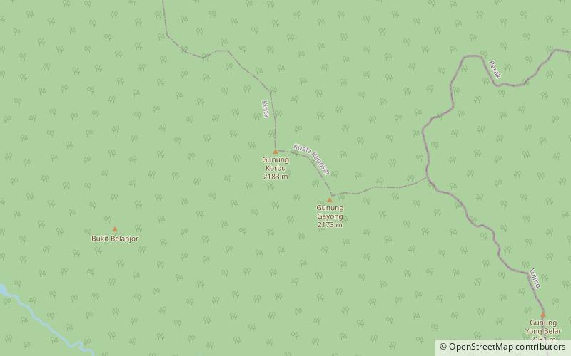 Gunung Korbu location map