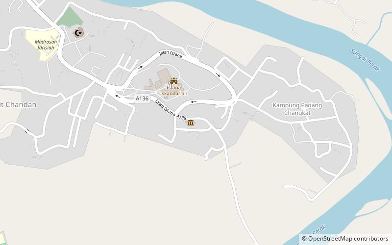 istana kenangan kuala kangsar location map