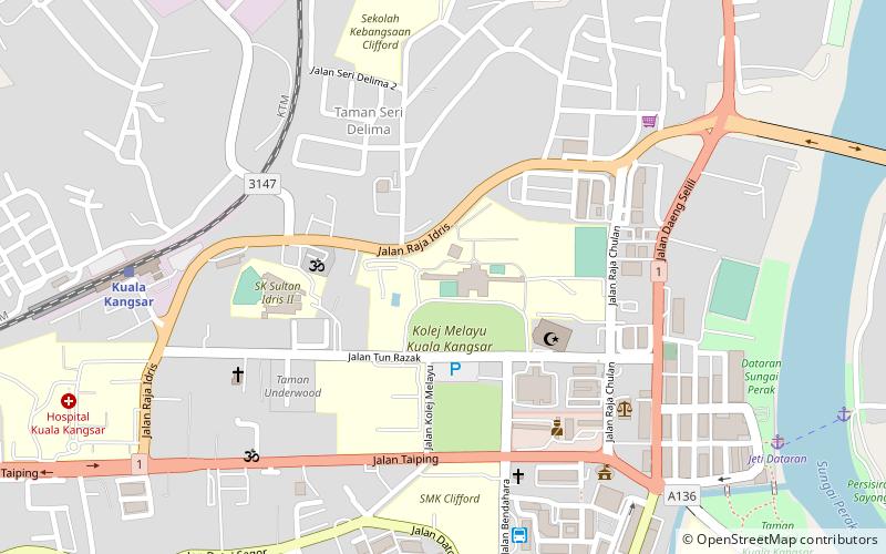 Malay College Kuala Kangsar location map