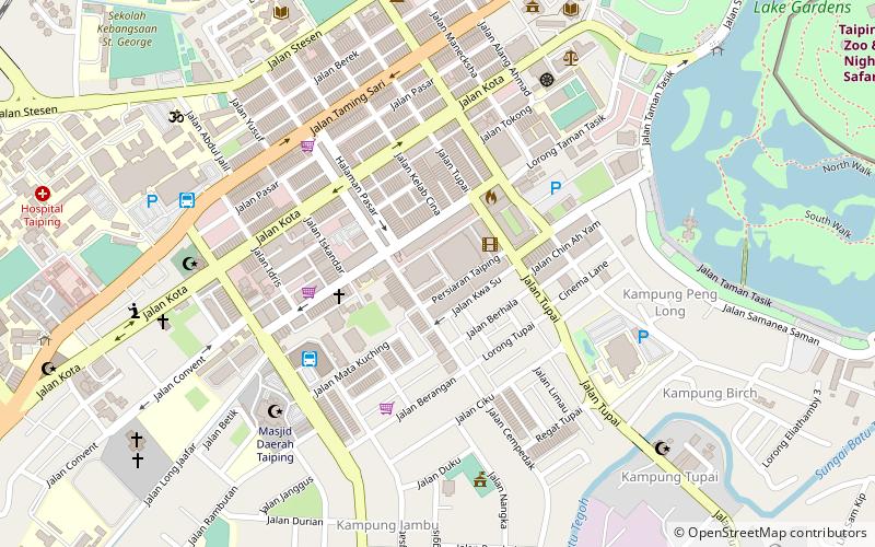 plaza perbandaran taiping location map