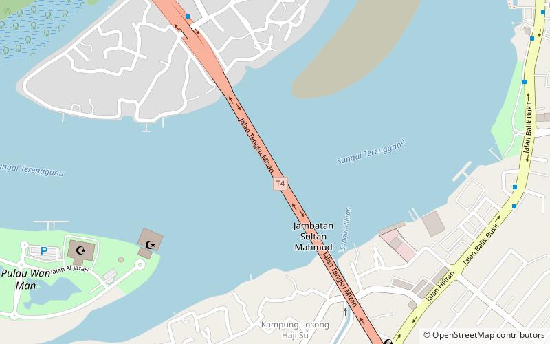 Sultan Mahmud Bridge location map