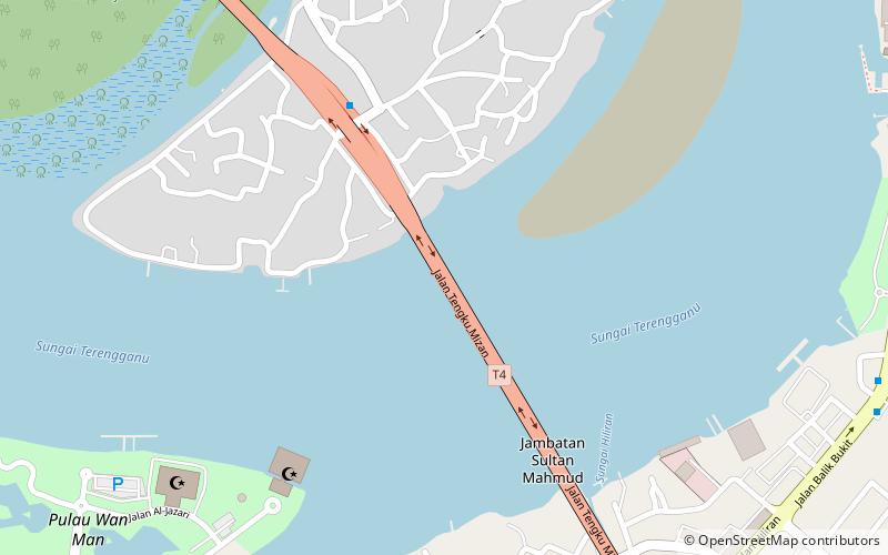pulau sekati bridge kuala terengganu location map
